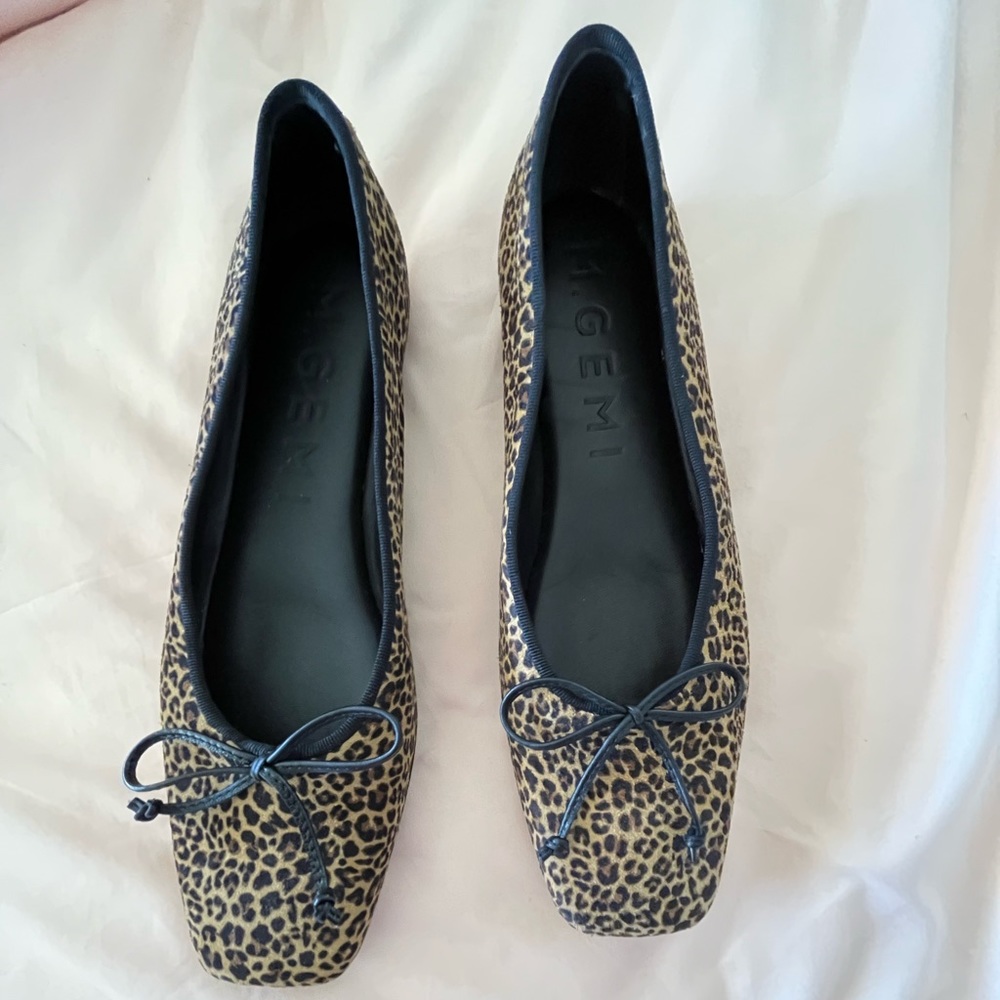 M.Gemi The Danza Leopard Print Flats